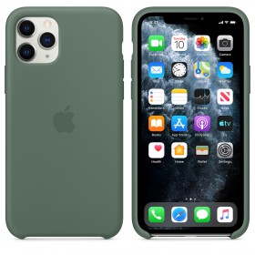 Чехол Silicone Case для iPhone 11 Pro Max (Pine Green) (OEM)